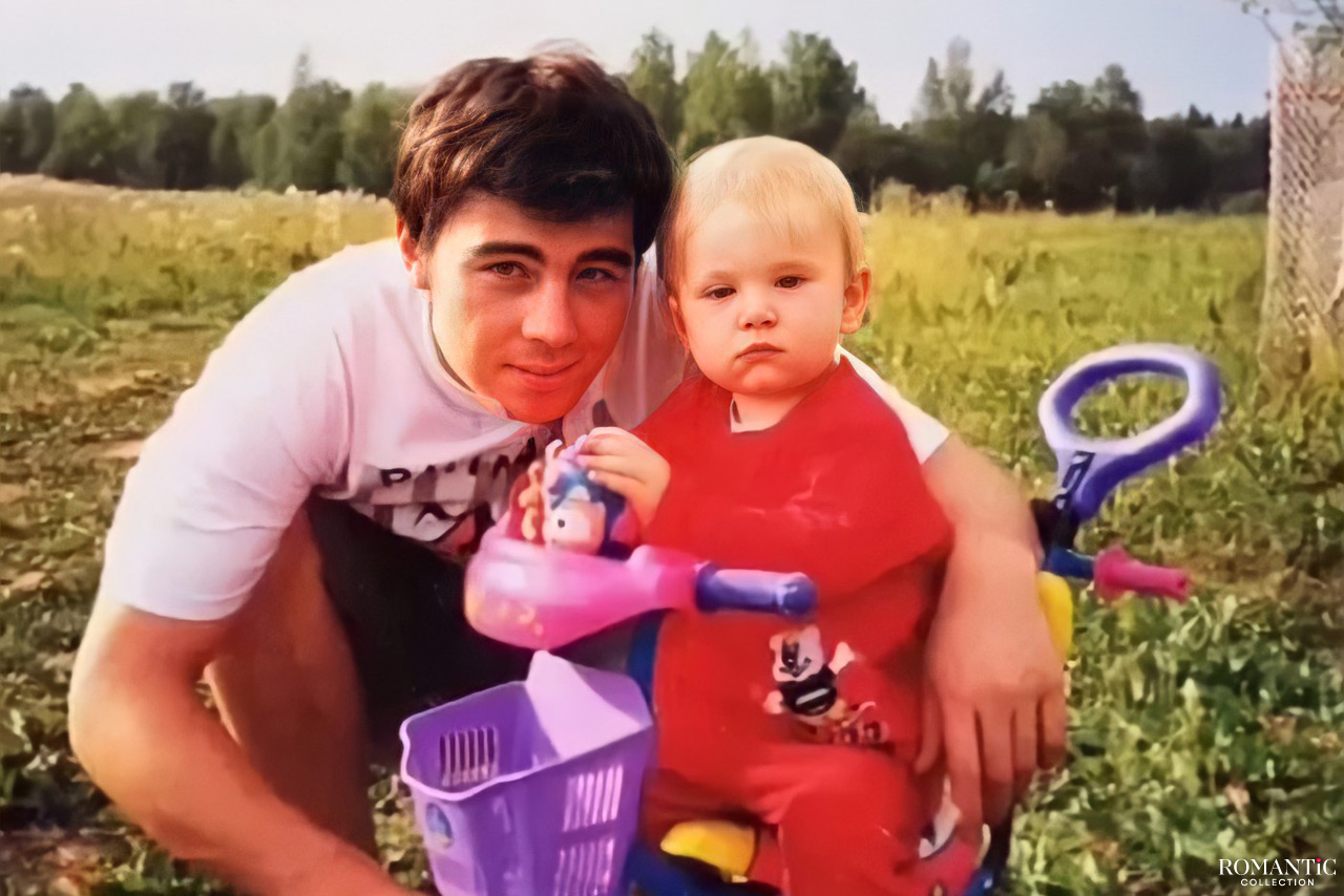 Сергей Бодров с дочкой