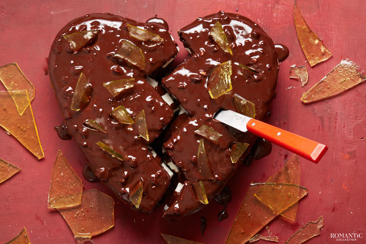 Шоколадный торт «разбитое сердце»