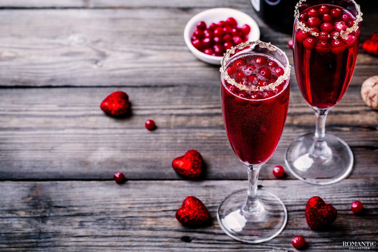Как приготовить коктейли на День святого Валентина