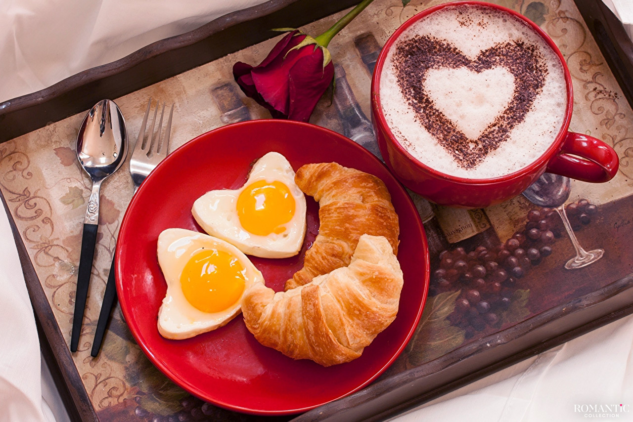 Яичница для романтиков: завтрак на 14 февраля