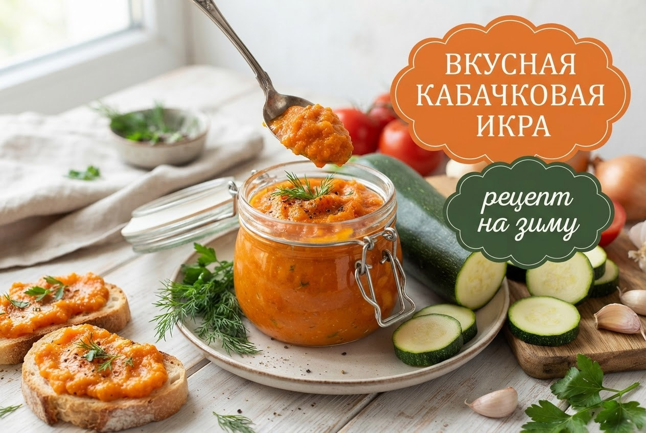 Кабачковая икра: рецепт на зиму