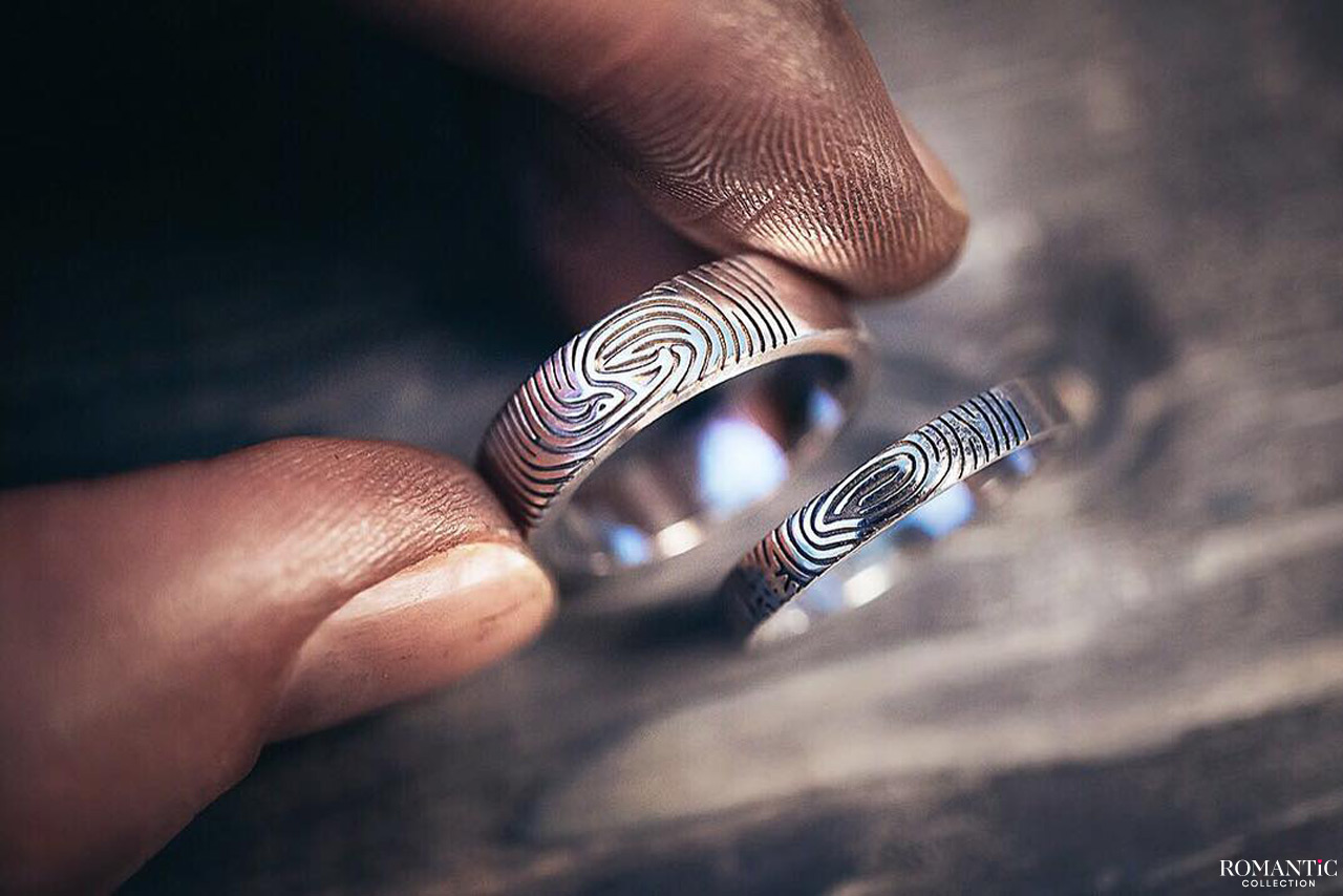 История создания кольца с отпечатком пальцев