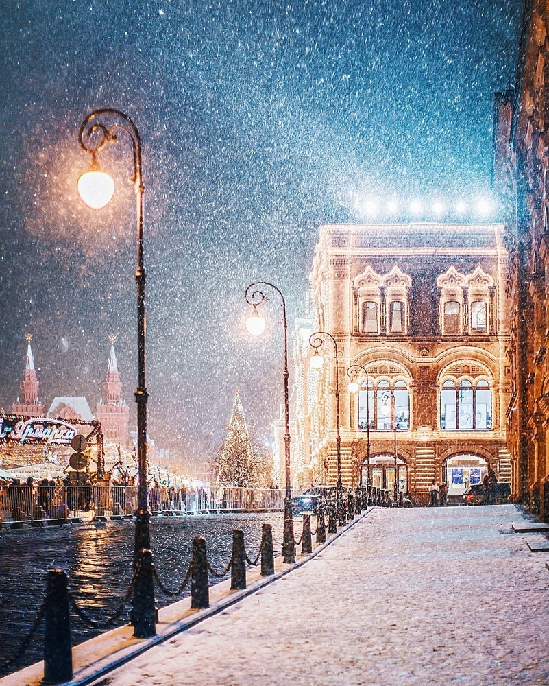Волшебство новогодней Москвы в фотографиях