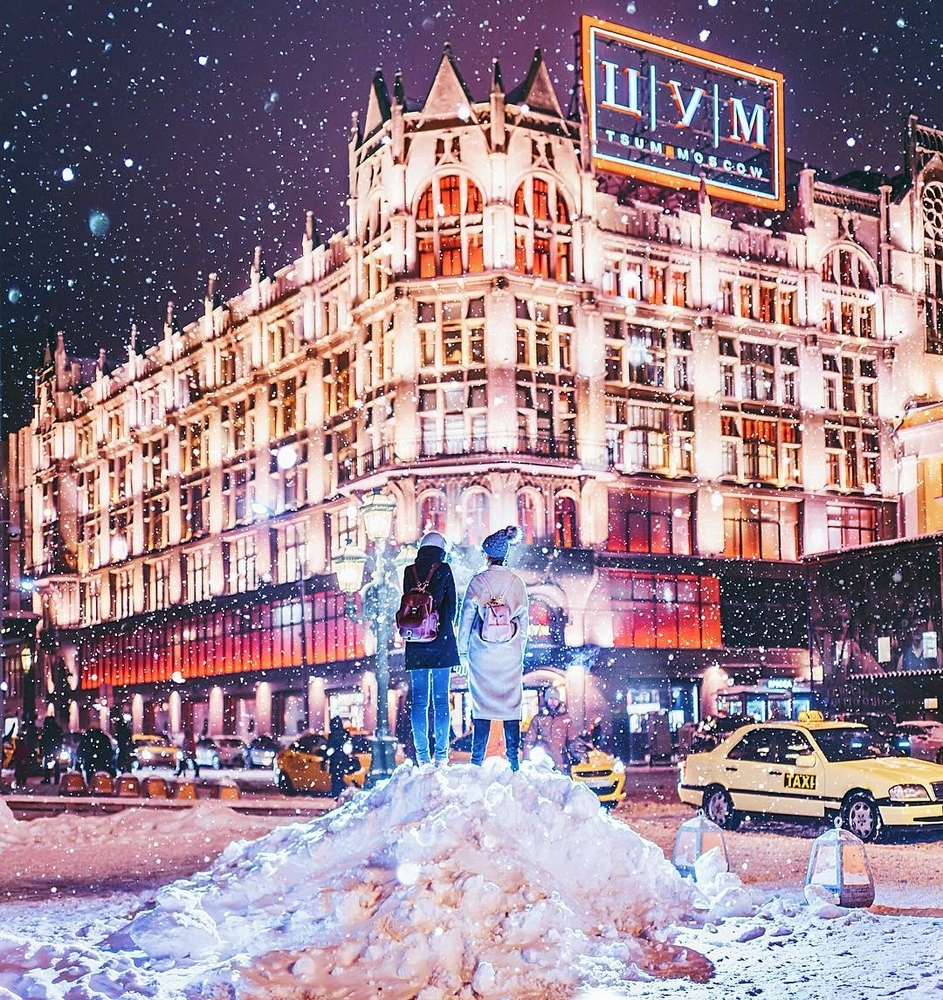 Волшебство новогодней Москвы в фотографиях