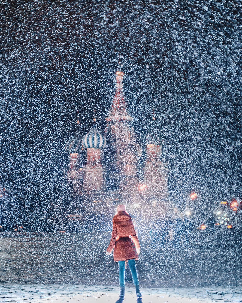 Волшебство новогодней Москвы в фотографиях