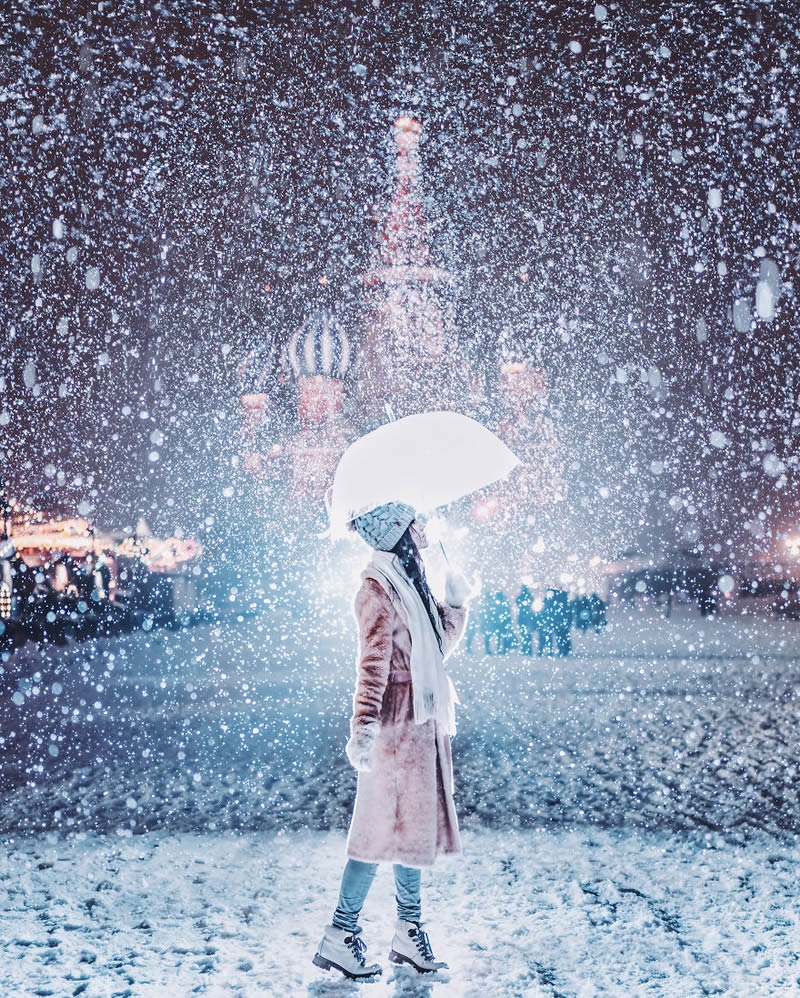 Волшебство новогодней Москвы в фотографиях