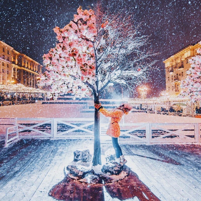 Волшебство новогодней Москвы в фотографиях