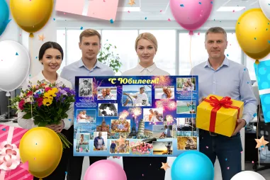 Стенгазета начальнику на день рождения