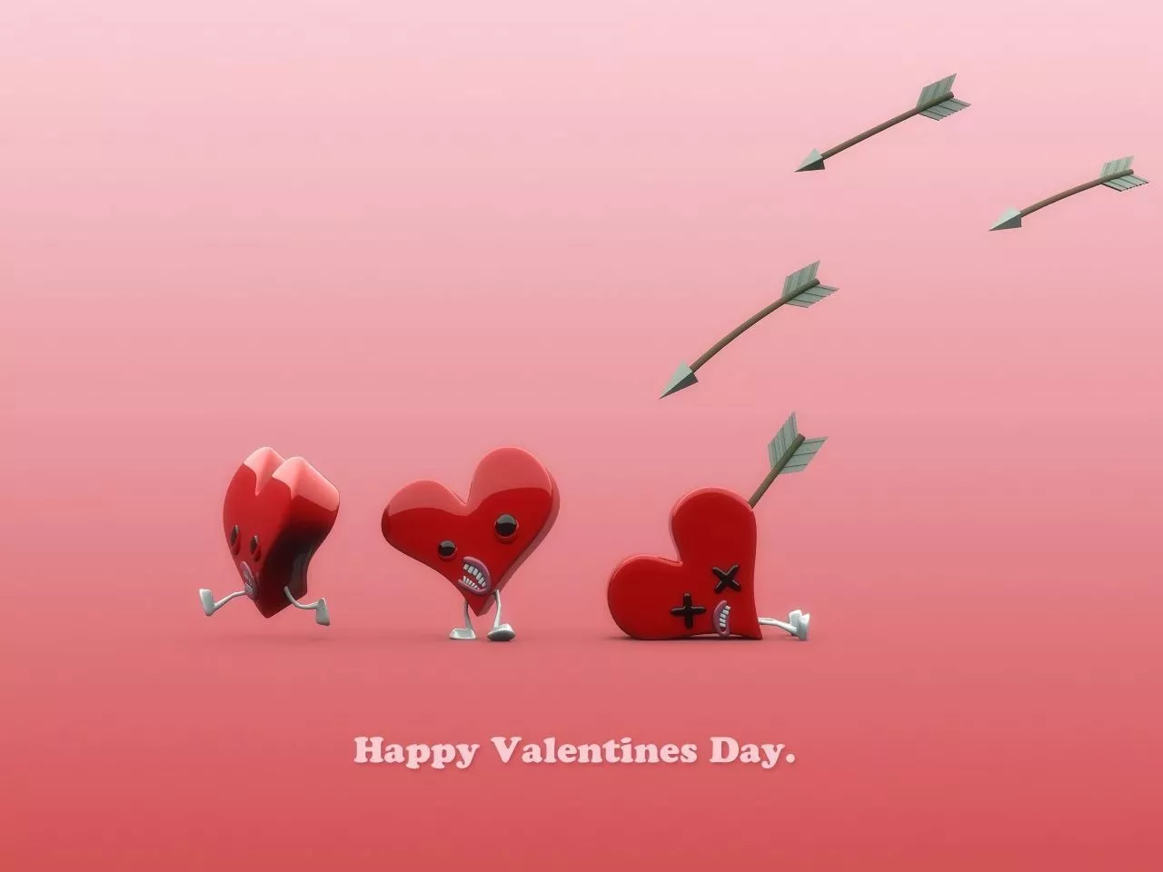 Сердечки Happy Valentine Day