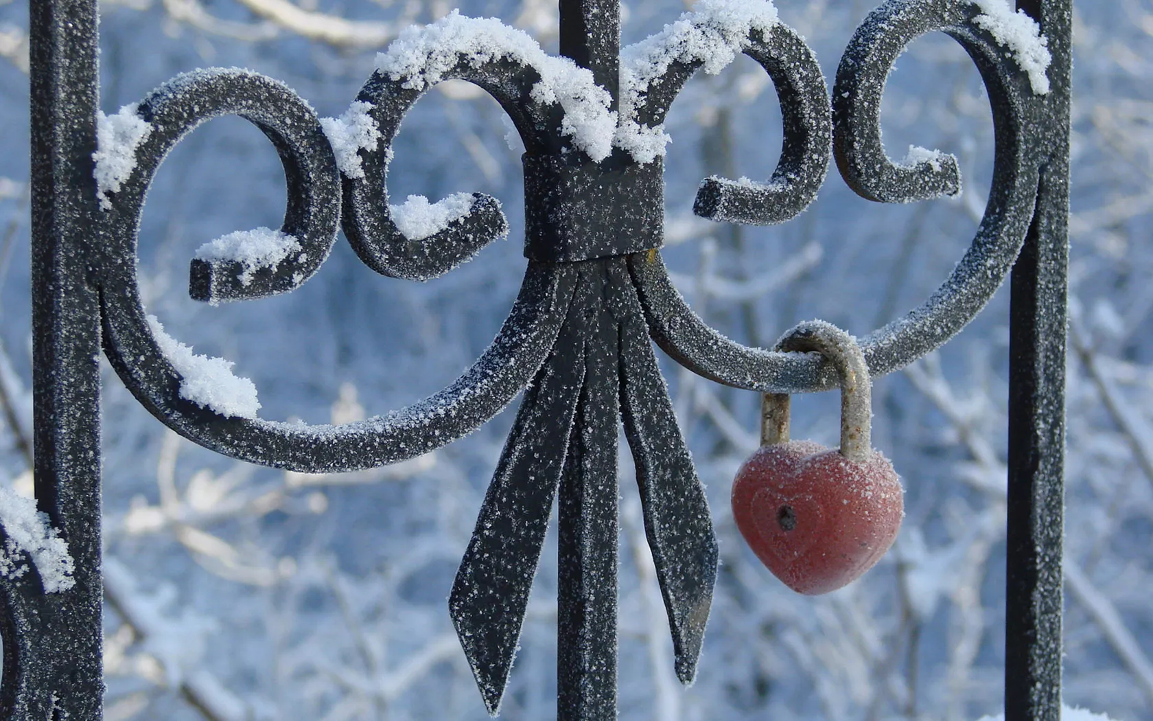 Сердце замочек