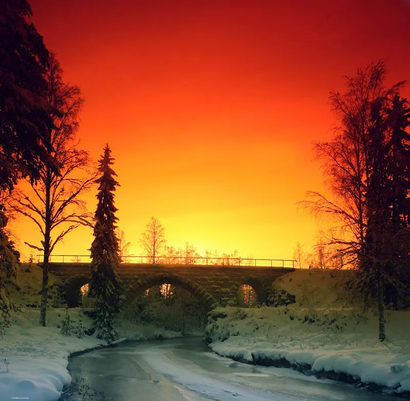 Зимние пейзажи Kari Liimatainen