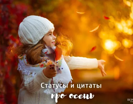 Красивые статусы и цитаты про осень Красивые статусы и цитаты про осень