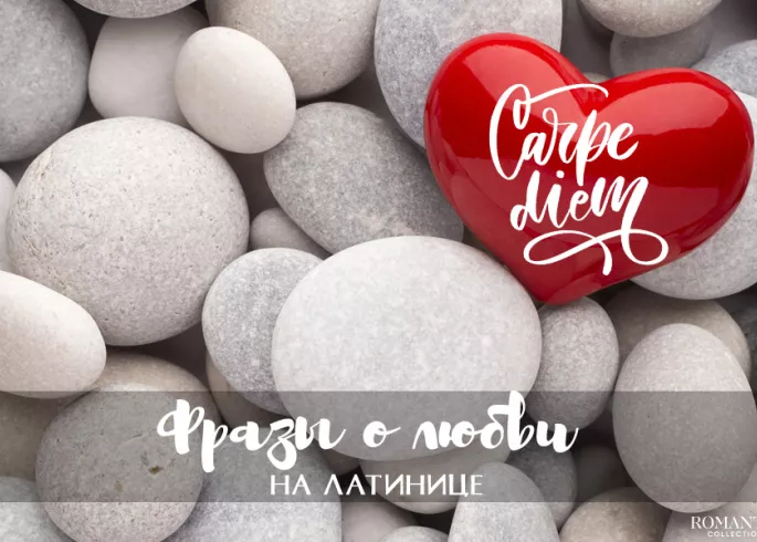 Фразы про любовь на латинском языке