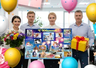 Стенгазета начальнику на день рождения